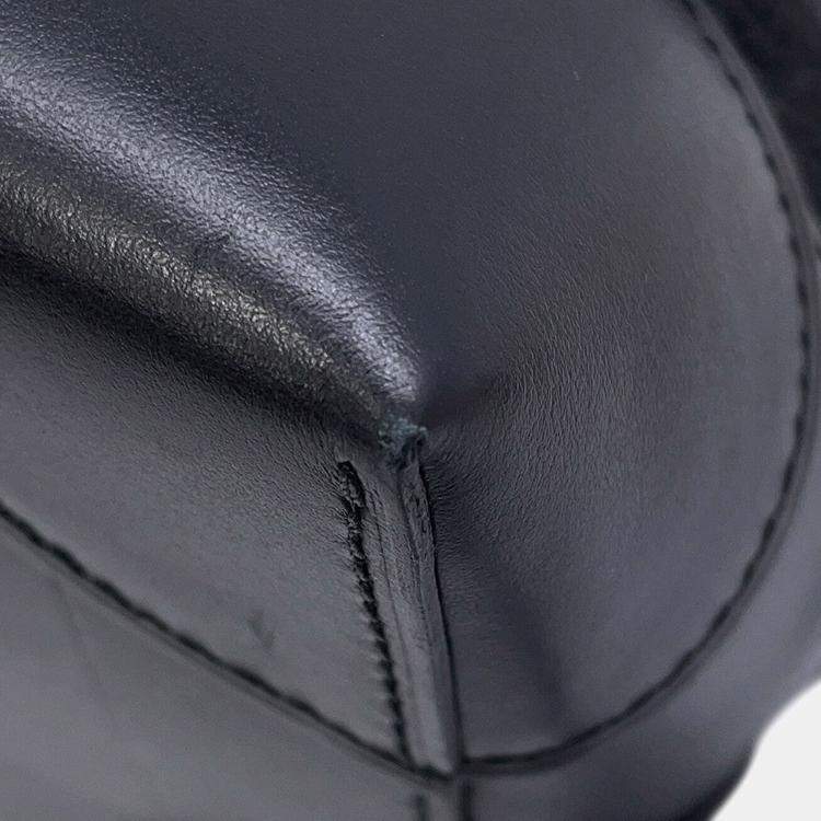 Pre Owned Louis Vuitton Steamer Noir Monogram Taurillon Size Pm