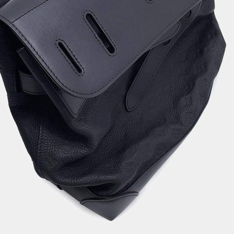 Pre Owned Louis Vuitton Steamer Noir Monogram Taurillon Size Pm