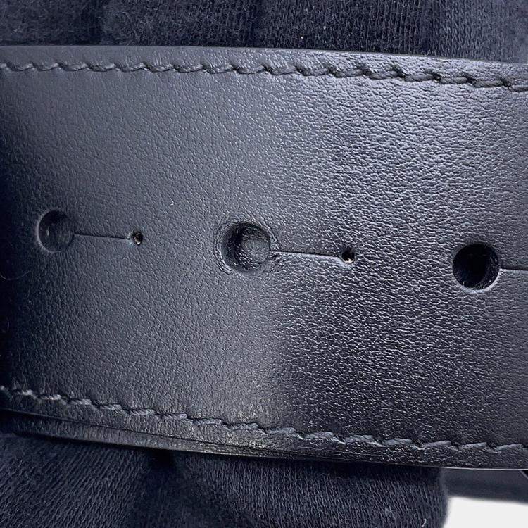 Pre Owned Louis Vuitton Steamer Noir Monogram Taurillon Size Pm