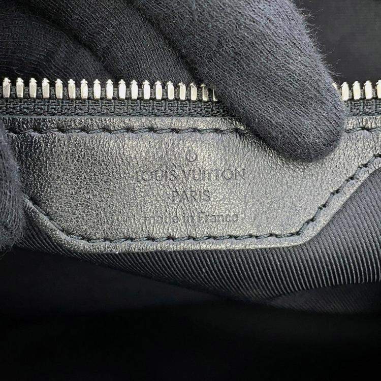 Pre Owned Louis Vuitton Keepall Bandouliere Black/Multicolor Monogram / Galaxy Size 50