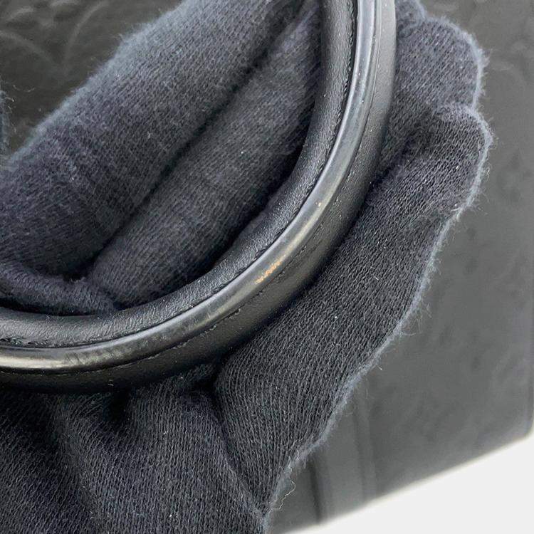 مملوكة مسبقًا Louis Vuitton Sac Plat Black Monogram Taurillon