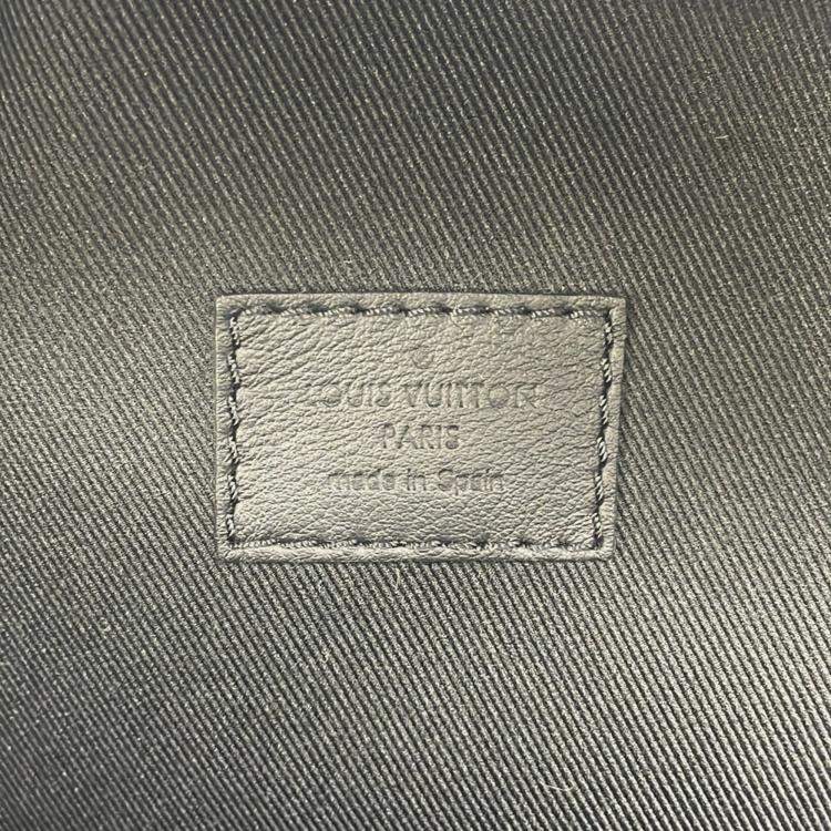 Pre Owned Louis Vuitton Rush Bumbag Black Monogram Shadow