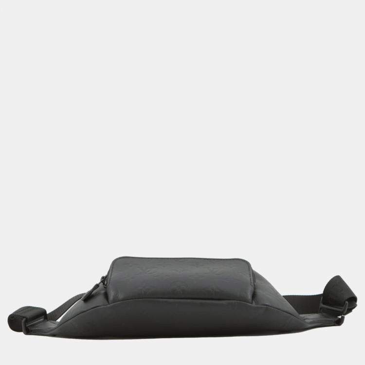 Pre Owned Louis Vuitton Rush Bumbag Black Monogram Shadow