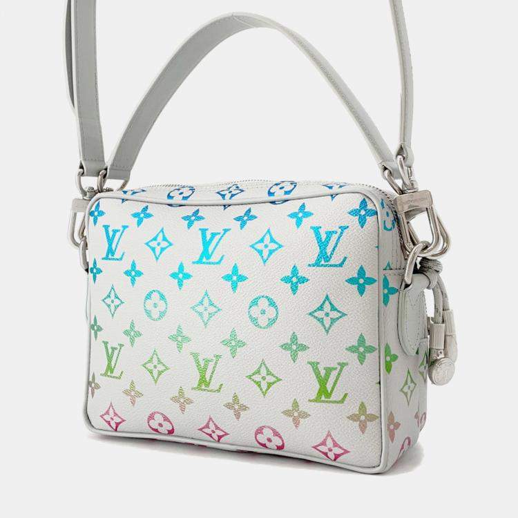 Pre Owned Louis Vuitton Nile Light Gray/Multicolor Monogram Iridescent