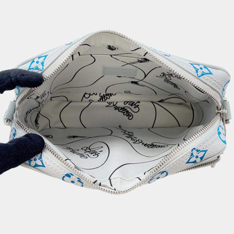 Pre Owned Louis Vuitton Nile Light Gray/Multicolor Monogram Iridescent