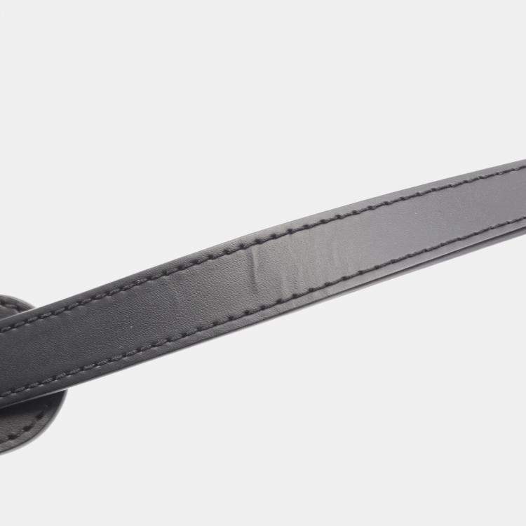 Pre Owned Louis Vuitton Monogram Eclipse Clutch Box Shoulder Bag In Pvc-Coated Canvas And Leather Black