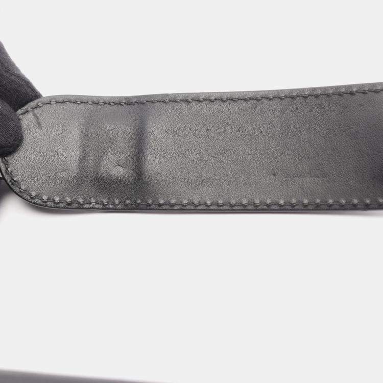 Pre Owned Louis Vuitton Monogram Eclipse Clutch Box Shoulder Bag In Pvc-Coated Canvas And Leather Black