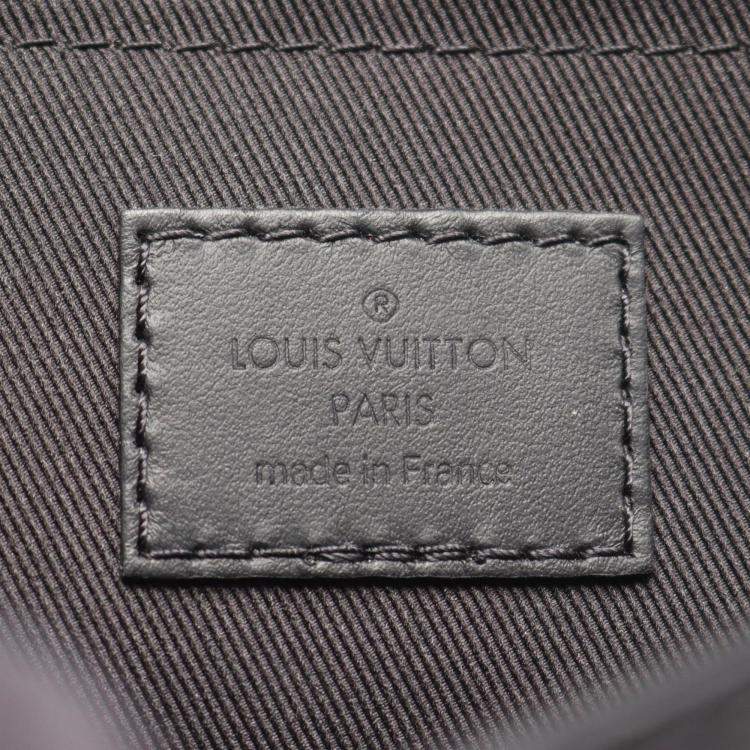 Pre Owned Louis Vuitton Steamer Pm Handbag In Monogram Taurillon Leather Black