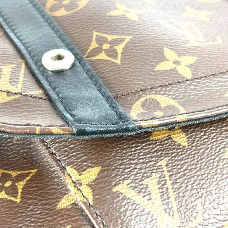 Pre Owned Louis Vuitton Monogram Lv Friend Virgil Abloh Christopher Pm Backpack Brown