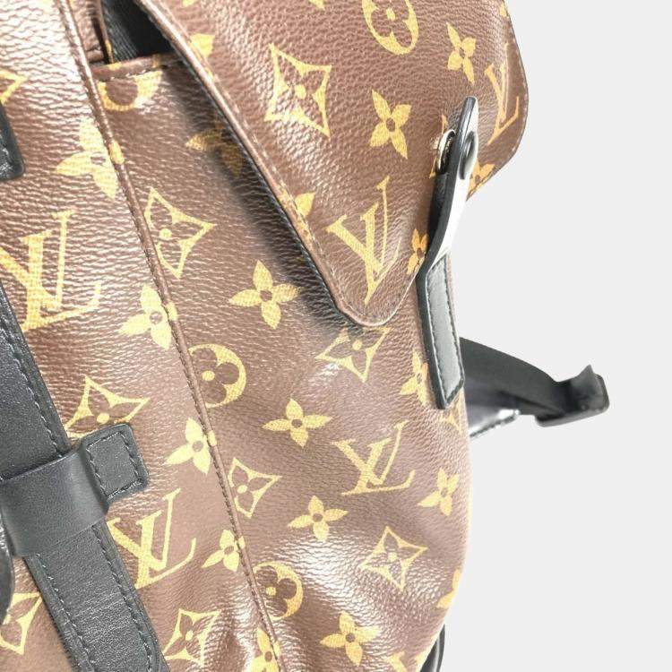 Pre Owned Louis Vuitton Monogram Lv Friend Virgil Abloh Christopher Pm Backpack Brown