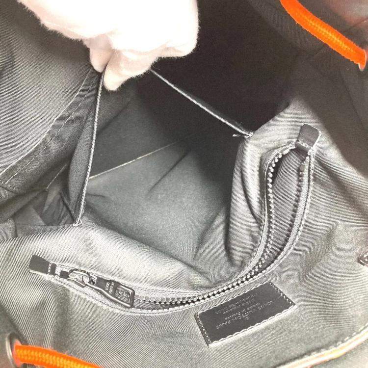 Pre Owned Louis Vuitton Monogram Lv Friend Virgil Abloh Christopher Pm Backpack Brown