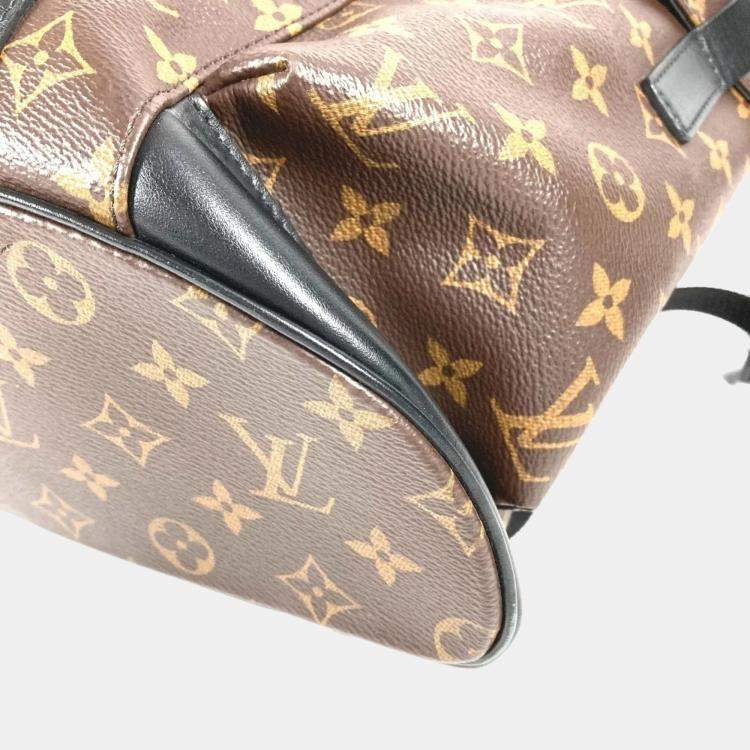 Pre Owned Louis Vuitton Monogram Lv Friend Virgil Abloh Christopher Pm Backpack Brown