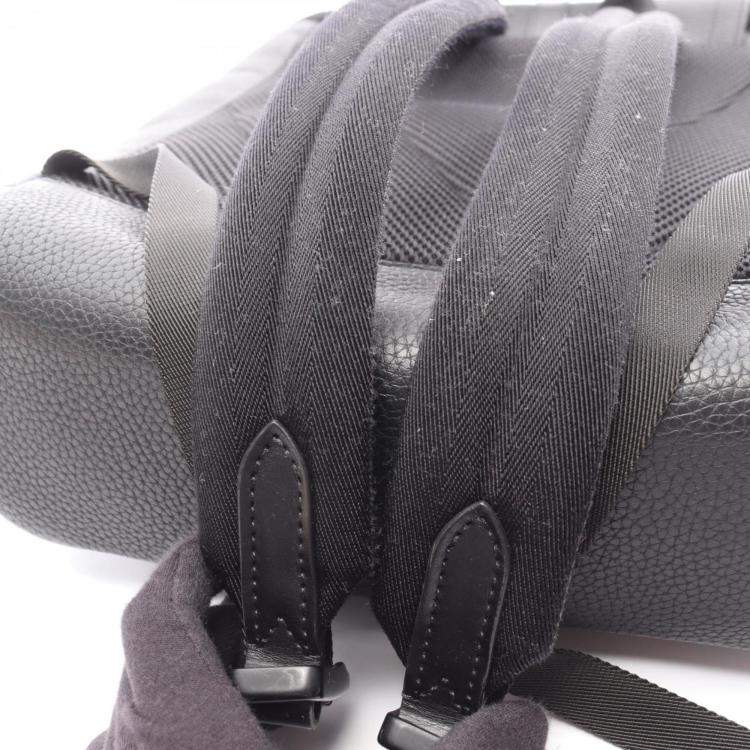 Pre Owned Louis Vuitton Christopher Slim Backpack Leather Black