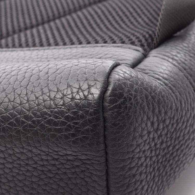 Pre Owned Louis Vuitton Christopher Slim Backpack Leather Black