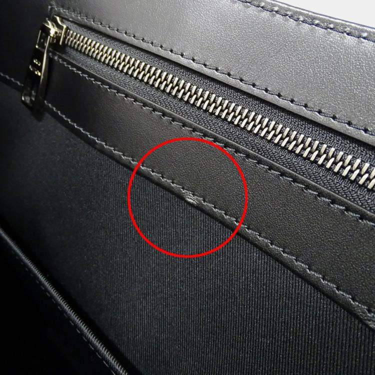 Pre Owned Louis Vuitton Monogram Eclipse Tote Bag/Handbag 2-Way Sac Plat 24H Black