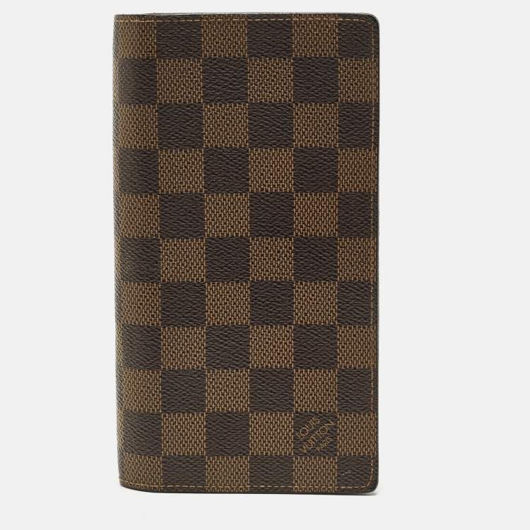 مملوكة مسبقًا Louis Vuitton Brazza Damier Ebene Canvas Wallet