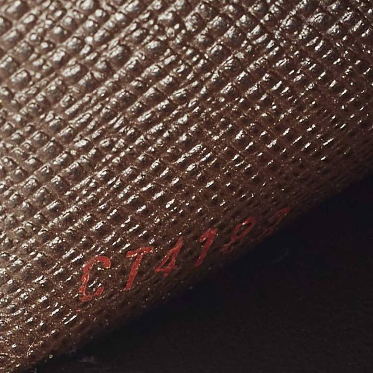 مملوكة مسبقًا Louis Vuitton Brazza Damier Ebene Canvas Wallet