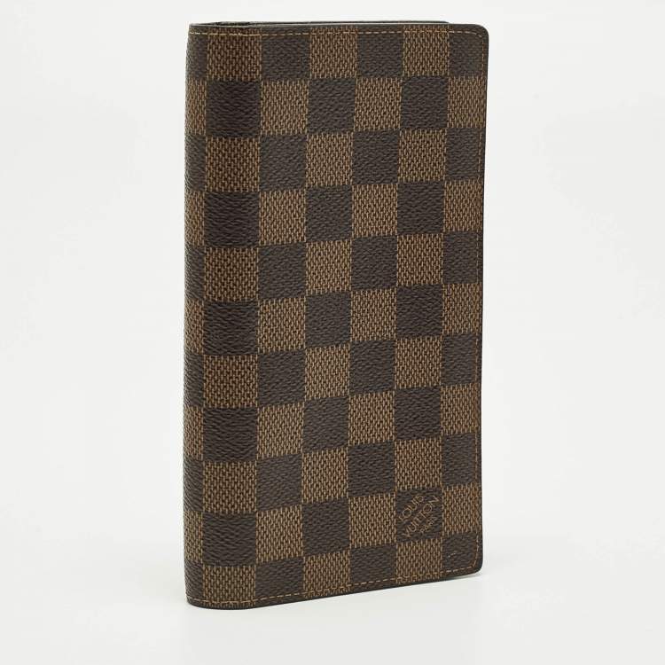 مملوكة مسبقًا Louis Vuitton Brazza Damier Ebene Canvas Wallet