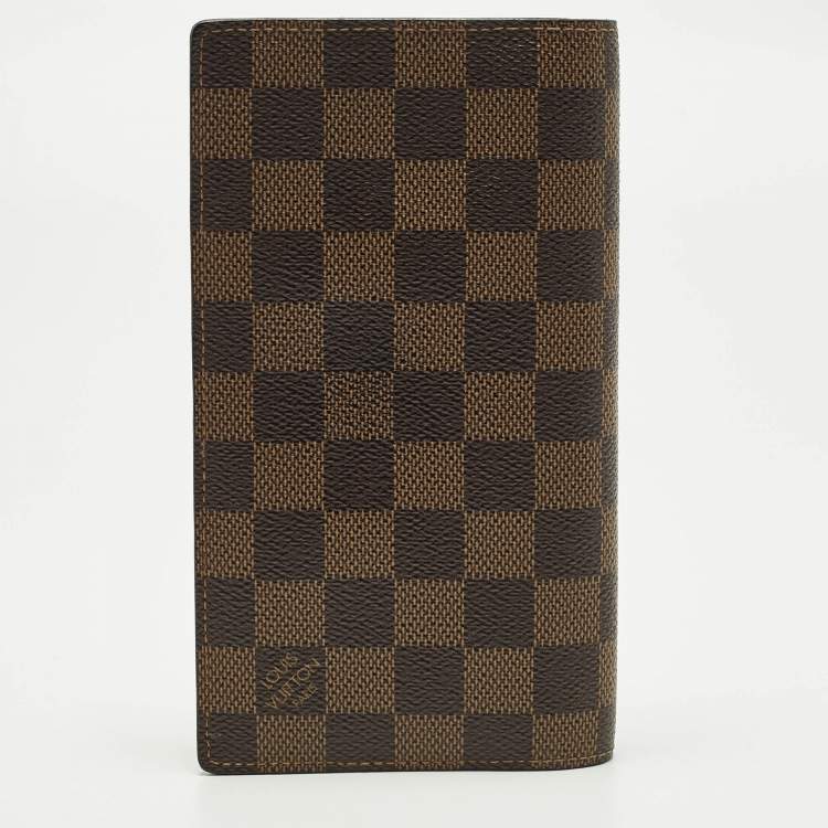 مملوكة مسبقًا Louis Vuitton Brazza Damier Ebene Canvas Wallet