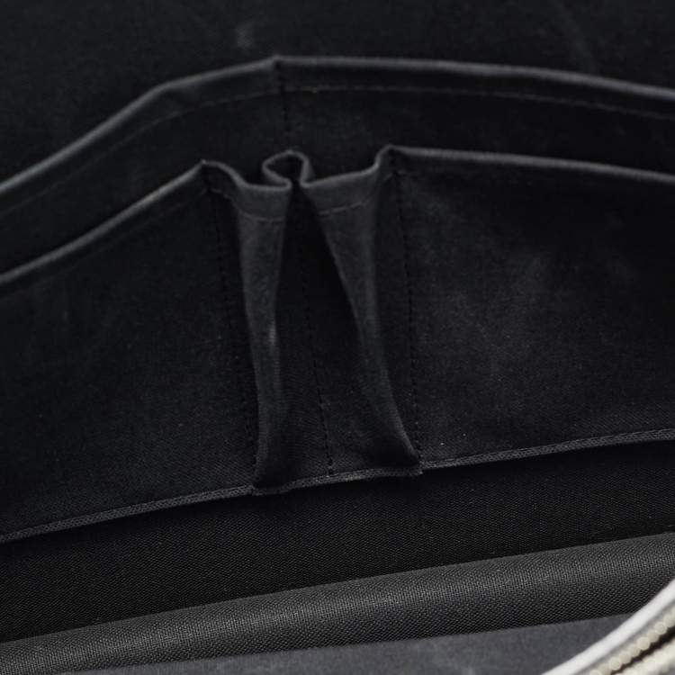 Pre Owned Louis Vuitton Robusto 3 Navy Blue Taiga Leather Briefcase