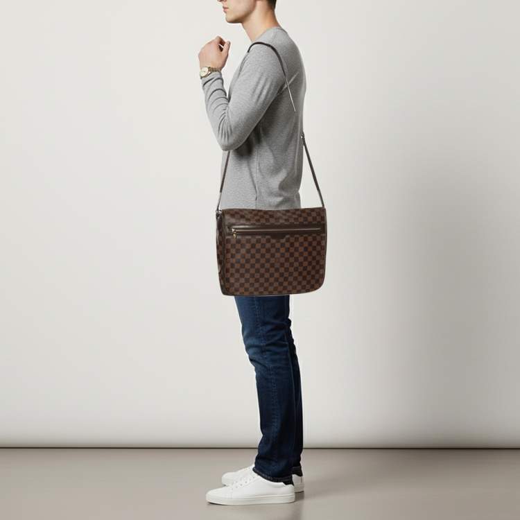 Pre Owned Louis Vuitton Spencer Damier Ebene Canvas Messenger Bag