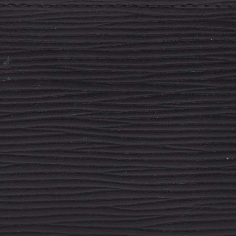 مملوكة مسبقًا محفظة لوي فيتون ثنائية الطي من جلد إيبي أسود