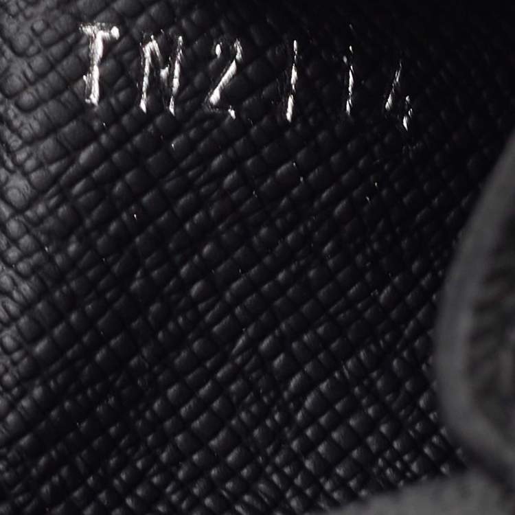 مملوكة مسبقًا محفظة لوي فيتون ثنائية الطي من جلد إيبي أسود