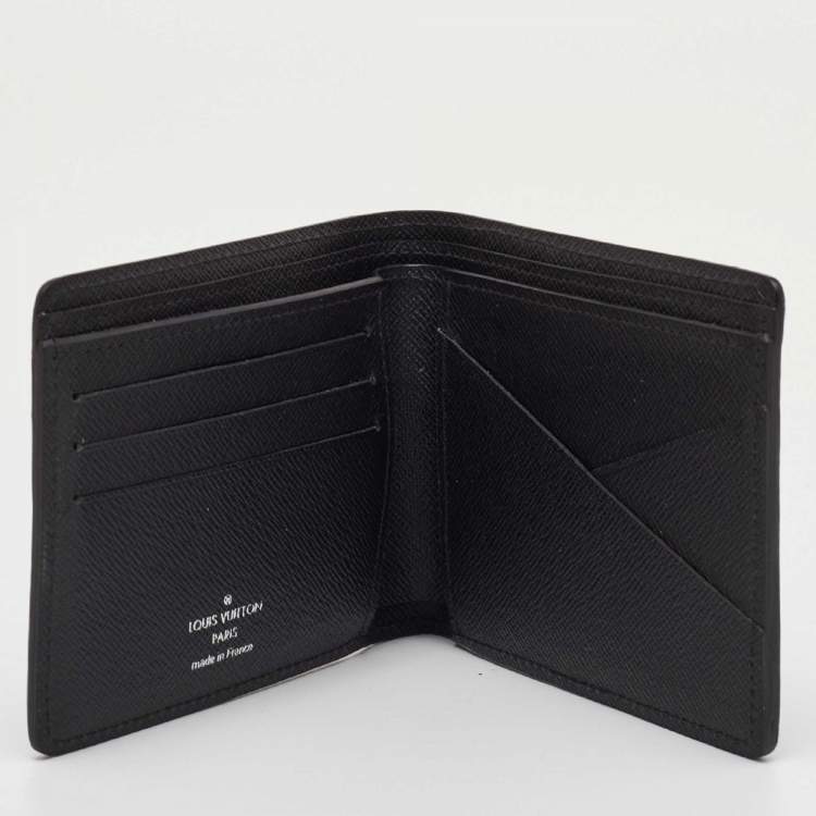 مملوكة مسبقًا محفظة لوي فيتون ثنائية الطي من جلد إيبي أسود