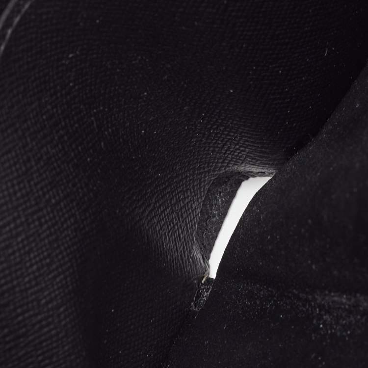 مملوكة مسبقًا محفظة لوي فيتون ثنائية الطي من جلد إيبي أسود