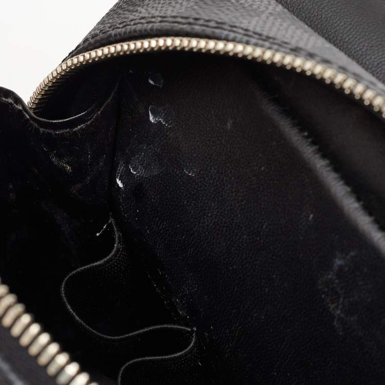 Pre Owned Louis Vuitton Toiletry Kit Black Damier Graphite Canvas Pouch