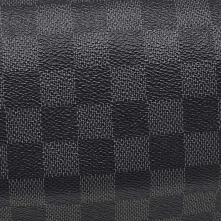 Pre Owned Louis Vuitton Toiletry Kit Black Damier Graphite Canvas Pouch