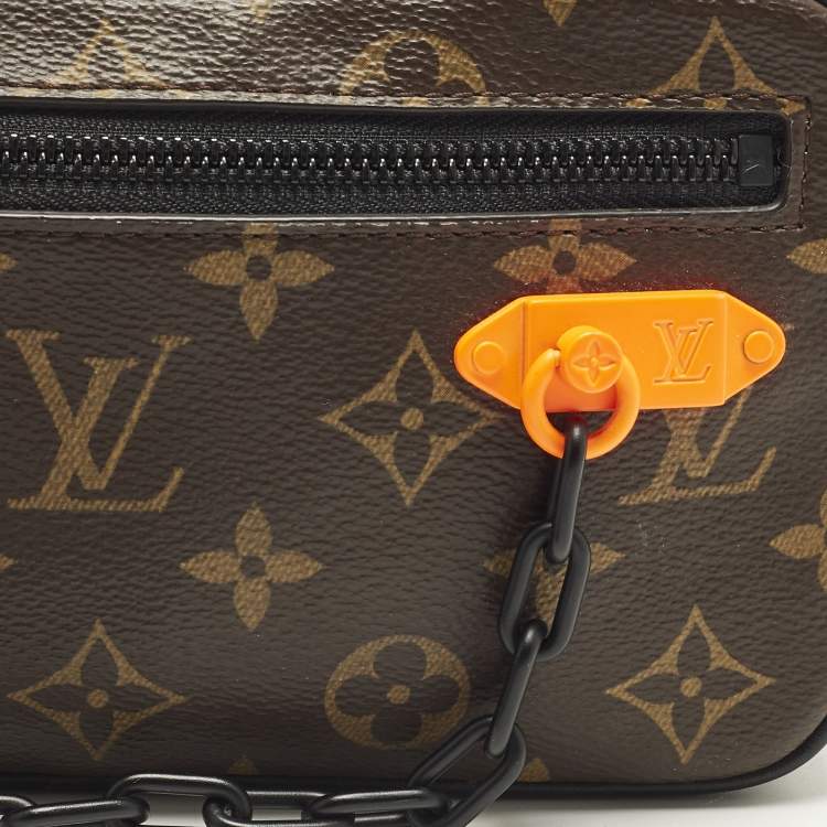 Pre Owned Louis Vuitton Solar Ray Black Monogram Canvas Pochette Bag
