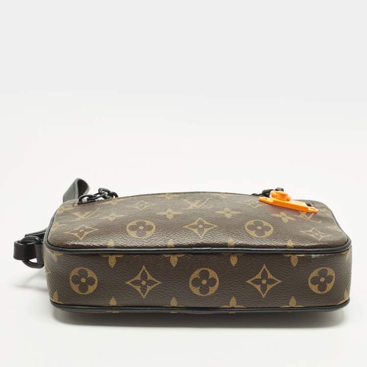 Pre Owned Louis Vuitton Solar Ray Black Monogram Canvas Pochette Bag