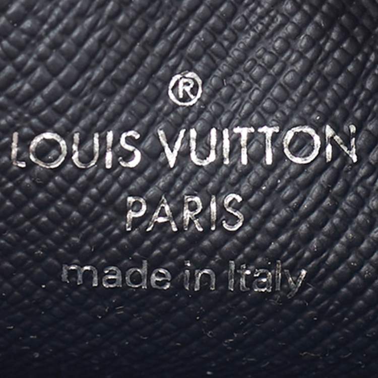 Pre Owned Louis Vuitton Monogram Eclipse Canvas Coin Card Holder
