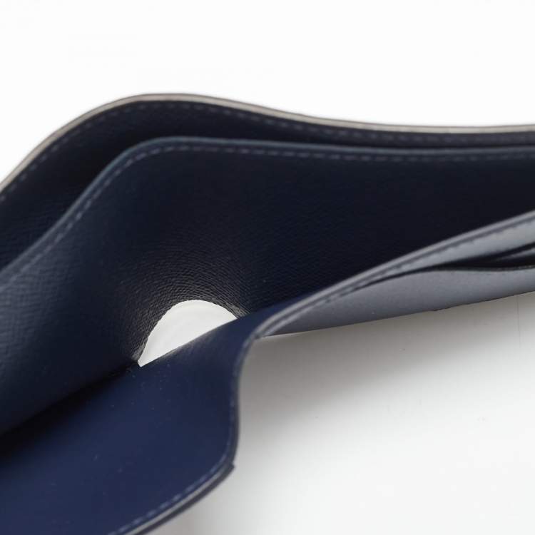 مملوكة مسبقًا Louis Vuitton Multiple Bleu Marine Epi Leather Bifold Wallet