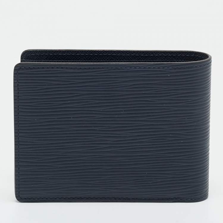 مملوكة مسبقًا Louis Vuitton Multiple Bleu Marine Epi Leather Bifold Wallet