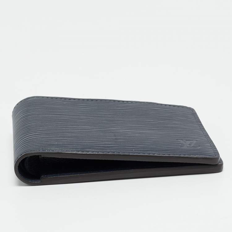 مملوكة مسبقًا Louis Vuitton Multiple Bleu Marine Epi Leather Bifold Wallet