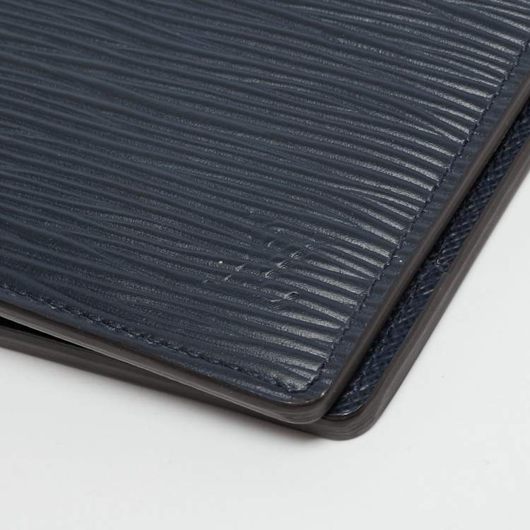 مملوكة مسبقًا Louis Vuitton Multiple Bleu Marine Epi Leather Bifold Wallet
