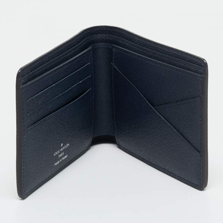 مملوكة مسبقًا Louis Vuitton Multiple Bleu Marine Epi Leather Bifold Wallet