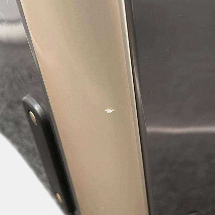 Pre Owned Louis Vuitton Horizon Silver Monogram Titanium Size 55