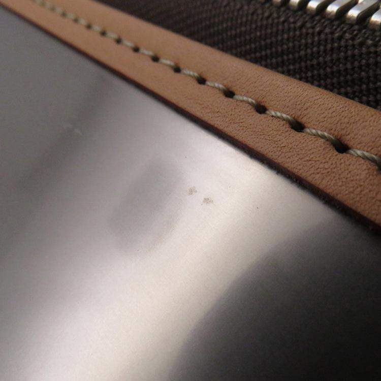 Pre Owned Louis Vuitton Horizon Silver Monogram Titanium Size 55