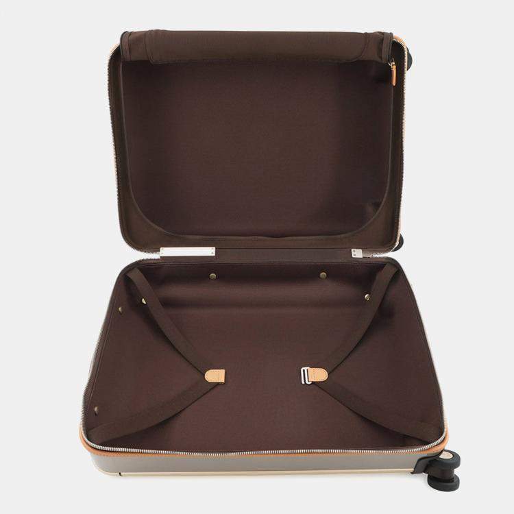 Pre Owned Louis Vuitton Horizon Silver Monogram Titanium Size 55