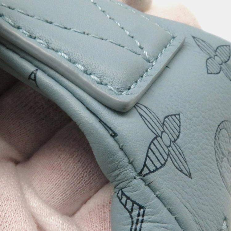 Pre Owned Louis Vuitton Rush Bumbag Blue Ciel Monogram Shadow