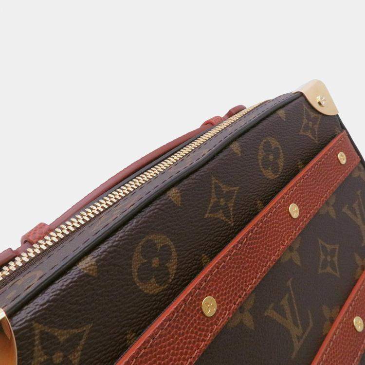 Pre Owned Louis Vuitton Handle Soft Trunk Brown Monogram NBA Collaboration