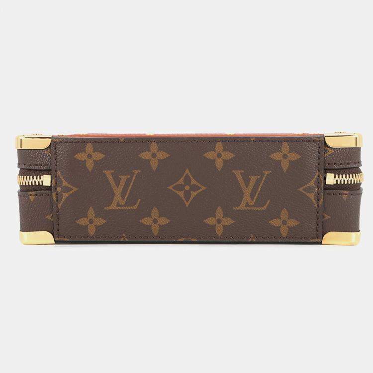 Pre Owned Louis Vuitton Handle Soft Trunk Brown Monogram NBA Collaboration