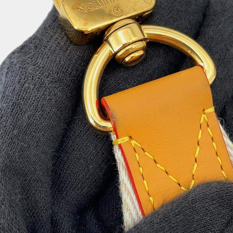 Pre Owned حقيبة لوي فويتون تريو مسنجر بني مونوغرام شريط "لو" مربع