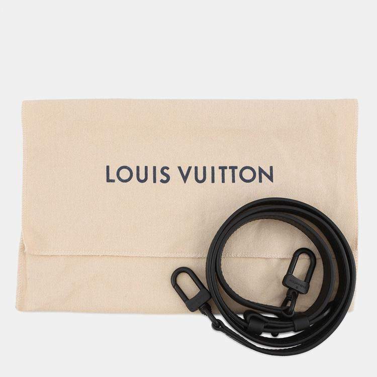 Pre Owned Louis Vuitton Pilot Wearable Wallet Noir Leather Lv Aerogram