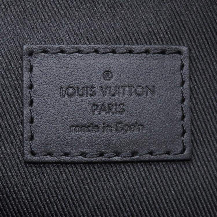 Pre Owned Louis Vuitton Pilot Wearable Wallet Noir Leather Lv Aerogram