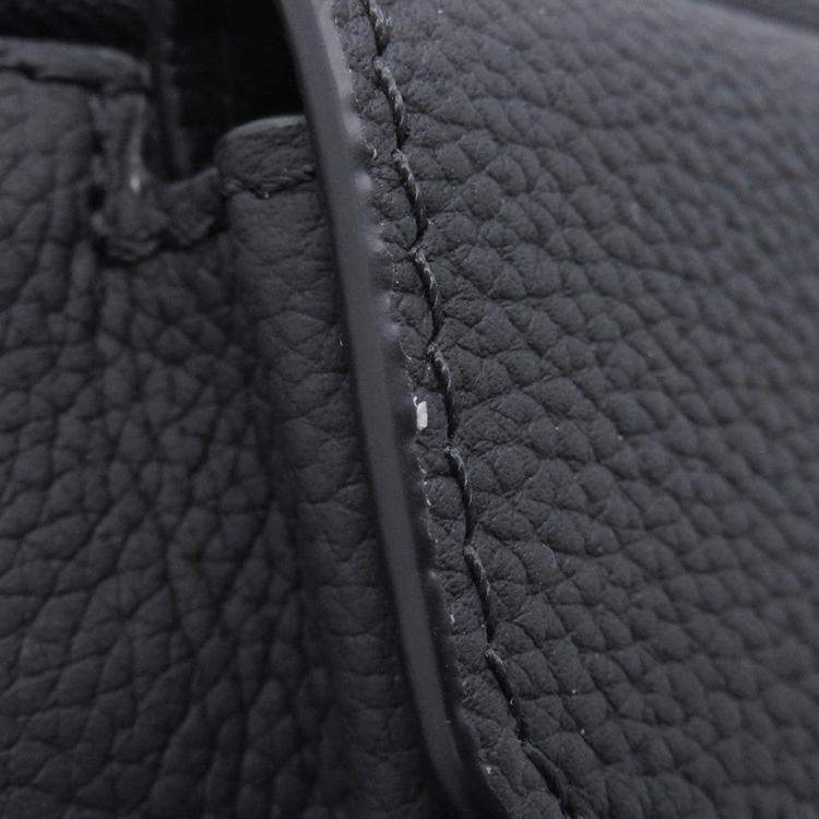 Pre Owned Louis Vuitton Pilot Wearable Wallet Noir Leather Lv Aerogram