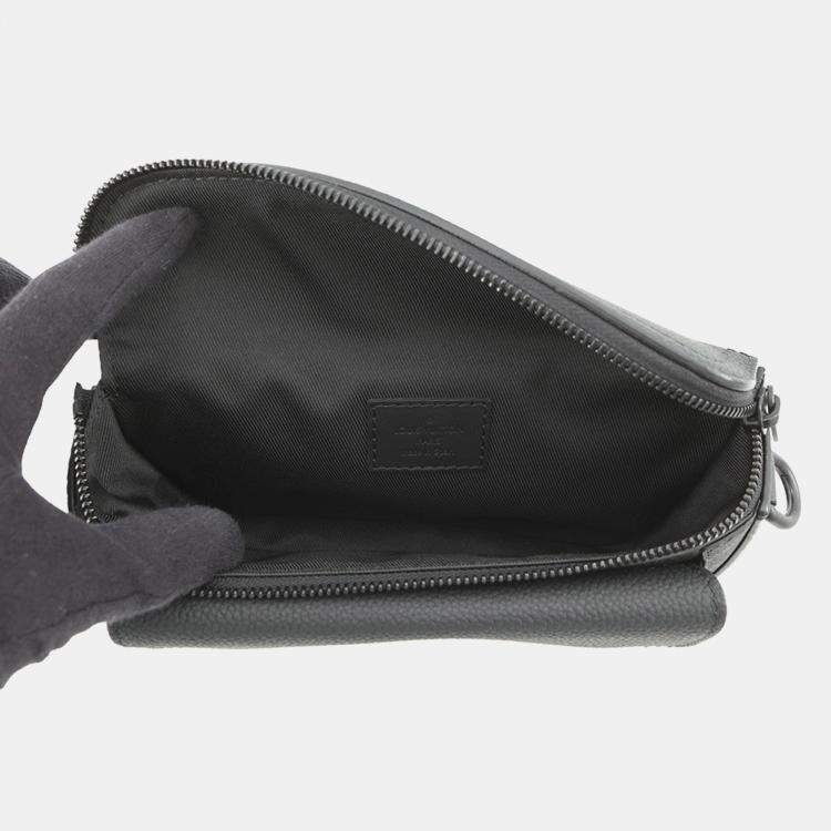 Pre Owned Louis Vuitton Pilot Wearable Wallet Noir Leather Lv Aerogram